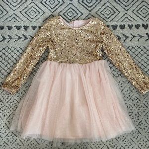 Cat and Jack Girls Sequin Dress